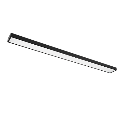 Светильник светодиодный PSO-01 36w 4000K BLACK 1200х100 IP40